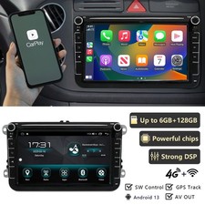 Usado, Rádio estéreo para carro GPS NAVI BT para VW Golf MK5 MK6 Jetta Scirocco Android Carplay comprar usado  Enviando para Brazil