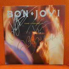 Usado, Bon Jovi assinado lp 7800 Fahrenheit, 5 membros, Original, Vintage, Ótimos Presentes,  comprar usado Usado, Bon Jovi assinado lp 7800 Fahrenheit, 5 membros, Original, Vintage, Ótimos Presentes,  comprar usado  Enviando para Brazil