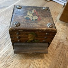 Vintage wooden cigarette for sale  KNEBWORTH
