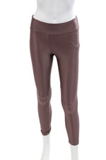 Legging feminina Koral cintura média brilhante comprimento total ajustada marrom tamanho P comprar usado  Enviando para Brazil