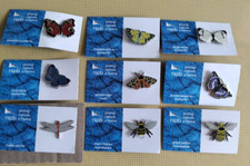 Rspb badges butterflies for sale  LONDON
