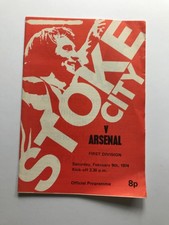 Stoke city arsenal...1973 for sale  CHISLEHURST