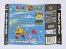 Pac Man World PAL PlayStation PS1 BLACK LABEL PS1 caixa de inserção traseira SOMENTE arte comprar usado  Enviando para Brazil