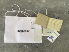 Burberry leather wallet usato  Conegliano