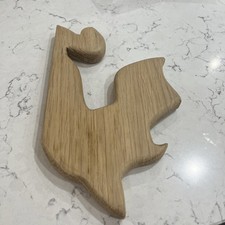 Wooden carved cat for sale  MACCLESFIELD
