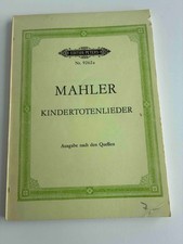 Gustav mahler kindertotenliede gebraucht kaufen Gustav mahler kindertotenliede gebraucht kaufen  Freiburg im Breisgau