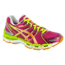 Usado, Tênis de corrida ASICS Gel Kayano 19 neon tamanho 8 rosa laranja verde limão comprar usado  Enviando para Brazil