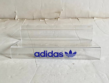 Placa de exibição vintage acrílica Adidas Trefoil Shoes Store Slatwall prateleira de sapatos B, usado comprar usado  Enviando para Brazil