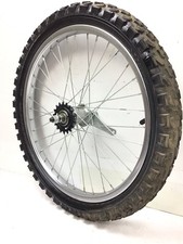 Bicicleta traseira 20" roda cromada 36 raios freio montanha-russa 2,35" pneu bicicleta BMX #Y4, usado comprar usado  Enviando para Brazil
