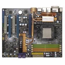 Placa-mãe MSI K9N2 Diamond AM2+ com placa de som Extreme x-Fi ATX 4 slots comprar usado  Enviando para Brazil