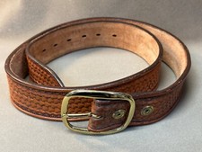 Basketweave brown leather for sale  Ocala