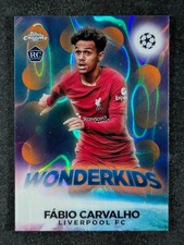2022-23 Topps Chrome UEFA FABIO CARVALHO RC laranja refrator de lava Wonderkids SP comprar usado  Enviando para Brazil