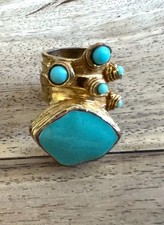 Ysl vintage turquoise for sale  LONDON