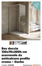 Box doccia 70x120 usato  Ragalna