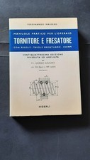 Manuale hoepli tornitore usato  Ziano Piacentino