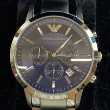 04W3987 Usado Emporio Armani Ar-2448 Relógio Cronógrafo Masculino Aço Inoxidável Hach comprar usado  Enviando para Brazil