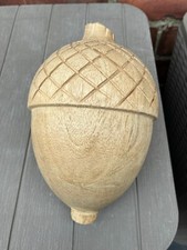 Solid wooden acorn for sale  DURHAM