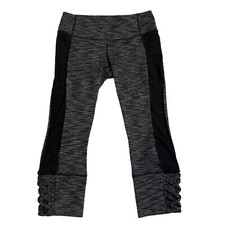 Usado, Leggings Athleta tamanho pequeno preto branco malha atlética mente sobre tapete Capri comprar usado  Enviando para Brazil