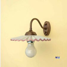 Lampada parete ceramica usato  Stienta