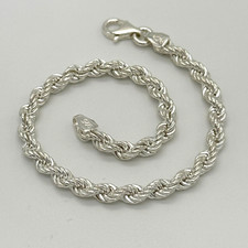 Sterling silver rope for sale  LONDON