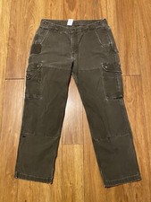 Calça Carhartt B342 MOS Cargo Joelho Duplo Ripstop Carpinteiro Tamanho 36x30 comprar usado  Enviando para Brazil