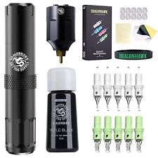 Kit de caneta de tatuagem Dragonhawk S6 máquina de tatuagem rotativa cartuchos de tatuagem Mcore-C1 comprar usado  Enviando para Brazil
