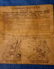 Caterpillar tractor instructio for sale  Lamar