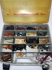 Iscas de pesca para robalo/truta/panfish + caixa satchel vintage Fenwick Eagle comprar usado  Enviando para Brazil