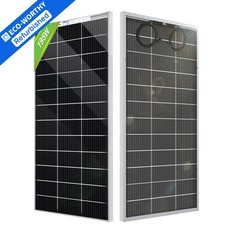 195W 12V Dwufazowy panel słoneczny Szklany moduł słoneczny Monokrystaliczny do zestawu paneli słonecznych na sprzedaż  Wysyłka do Poland