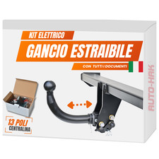 Gancio traino estraibile usato  Italia