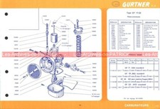 Fiche carburateur gurtner d'occasion  Cherbourg-Octeville-