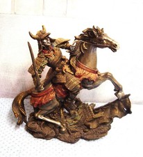 Bronzed samurai horseback for sale  HUNTINGDON
