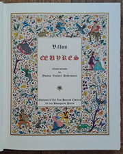 Villon françois. œuvres. d'occasion  Nice-