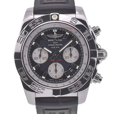 com papel BREITLING Chrono mat 44 AB0110 mostrador preto automático masculino Q#141016 comprar usado  Enviando para Brazil