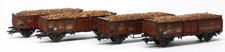 Trix 24025 - Zestaw wagonów "Transport buraków cukrowych", DB, Ep. III, H0 na sprzedaż  PL