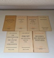 Reclam bücher goethe gebraucht kaufen Reclam bücher goethe gebraucht kaufen  Königswinter