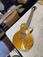 Usado, Guitarra elétrica JCX Stargazer Budget Les P@ul Gold Top com captadores cromados P90 comprar usado Usado, Guitarra elétrica JCX Stargazer Budget Les P@ul Gold Top com captadores cromados P90 comprar usado  Enviando para Brazil