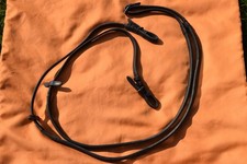 Black leather rubber for sale  REDDITCH