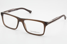Armações de óculos retangulares masculinas Emporio Armani EA3002 5073 marrom 55mm comprar usado  Enviando para Brazil