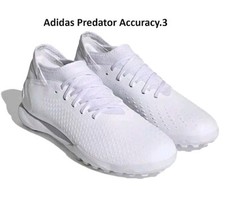 Usado, ⚽ Tênis Adidas Predator Accuracy.3 Society Soccer Turf Masculino Branco FZ6116 Tamanho 7 comprar usado  Enviando para Brazil