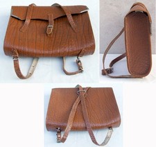 Leather satchel school d'occasion  Expédié en Belgium