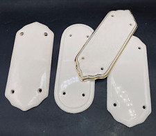 Ceramic finger plates for sale  CULLOMPTON