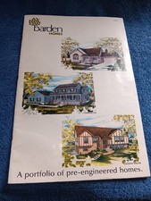 Home Plans BARDEN NY Pre Fab 1980s Brochure House Ads Booklet SC Building 40 pg, usado comprar usado  Enviando para Brazil