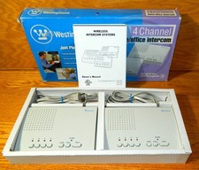 Sistema de intercomunicação Westinghouse WHI-4C 4 canais casa/escritório funciona comprar usado Sistema de intercomunicação Westinghouse WHI-4C 4 canais casa/escritório funciona comprar usado  Enviando para Brazil