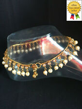 Anklet pearl diamante for sale  LONDON
