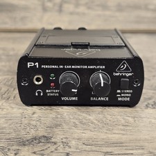 Amplificador de monitor intra-auricular pessoal Behringer Powerplay P1 - Funciona testado comprar usado  Enviando para Brazil