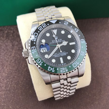 ♛Role♕x♛GMT Master II Sprite 126720VTNR relógio bisel preto verde 40mm comprar usado  Enviando para Brazil