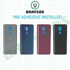 Tampa traseira da bateria vidro para LG G7 ThinQ G710 LM-G710 LM-G710N + adesivo comprar usado  Enviando para Brazil