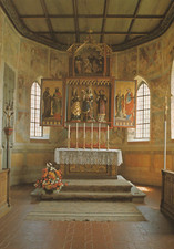 Stary kościół w Zell bei Oberstaufen/Allgäu nieczyniona pocztówka A0001 na sprzedaż  Wysyłka do Poland