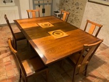 Table séjour chaises. d'occasion  Château-Gontier